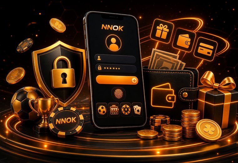 NNOK অ্যাপ, লগইন ও ওয়ালেট